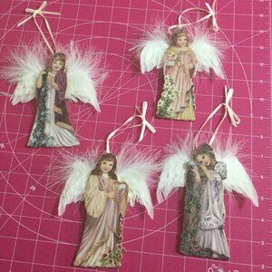 The Bradford exchange  # angel ornaments beautiful detailed and each named.